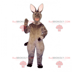 Mascote de animal de fazenda - Burro - Redbrokoly.com