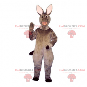 Mascotte animaux de la ferme - Ane - Redbrokoly.com