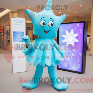 Figura de máscara Cyan...