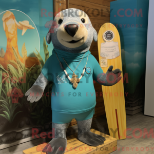 Maskotka Teal Seal składa...