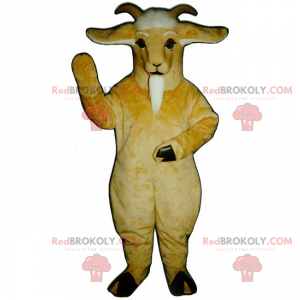 Mascote de animal de fazenda - Cabra - Redbrokoly.com