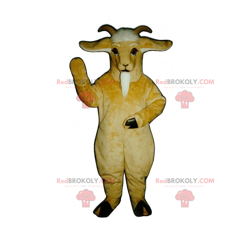 Mascote de animal de fazenda - Cabra - Redbrokoly.com