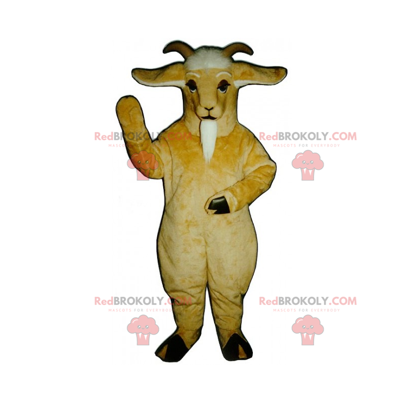 Mascotte animaux de la ferme - Bouc - Redbrokoly.com