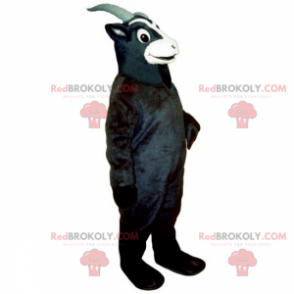 Maskot hospodářských zvířat - černá koza - Redbrokoly.com