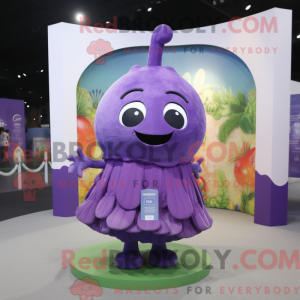 Purple Zucchini mascot...