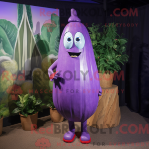 Purple Zucchini mascot...