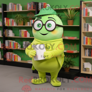Limegrøn Mango maskot...