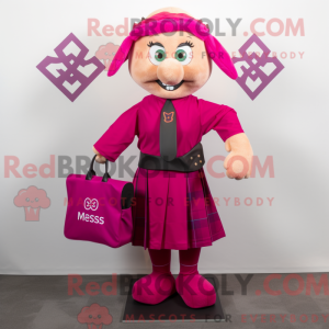 Magenta Celtic Cross...