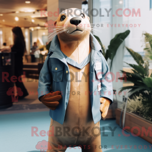 Sea Lion mascot costume...