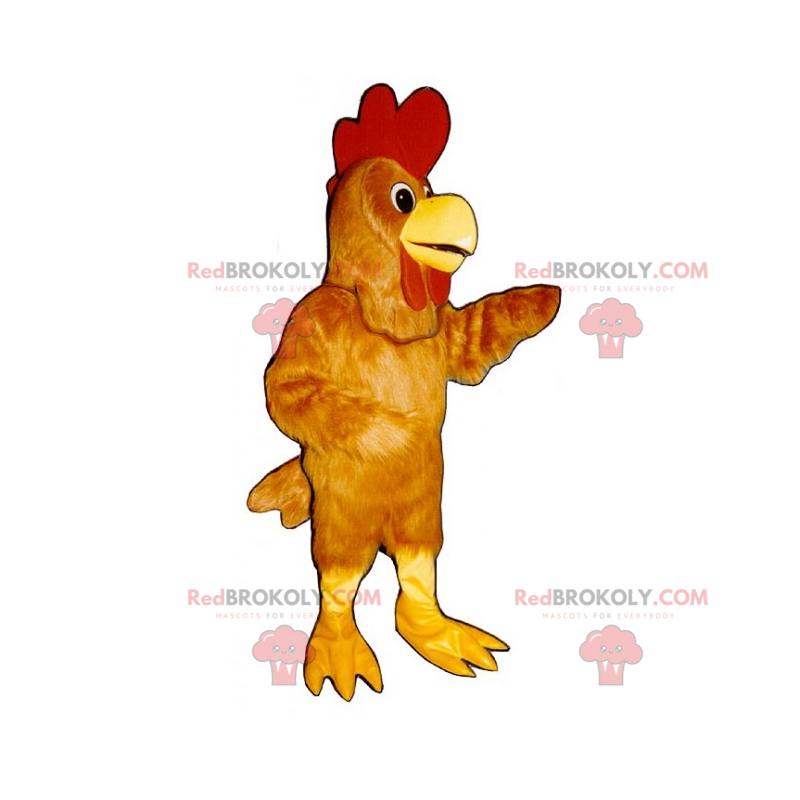 Farm animal mascot - Rooster - Redbrokoly.com