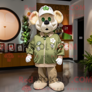 Tan Four Leaf Clover...