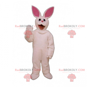 Maskot hospodářských zvířat - bílý králík - Redbrokoly.com