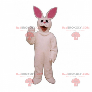Mascotte animaux de la ferme - Lapin blanc - Redbrokoly.com
