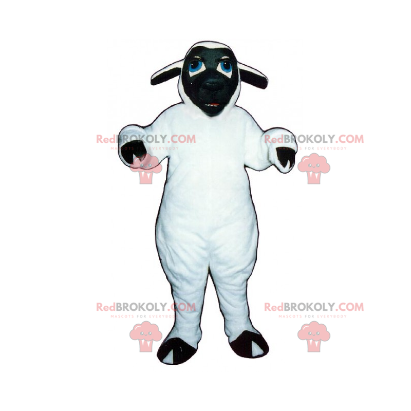 Farm animal mascot - Black face sheep - Redbrokoly.com