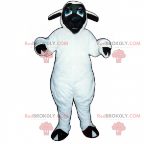 Mascote de animal de fazenda - ovelha negra - Redbrokoly.com