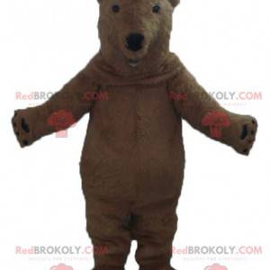 Mascotte d'ours brun très beau et réaliste - Redbrokoly.com