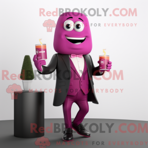 Maskottchenkostüm Magenta...