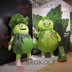 Maskotdraktfigur z liści...