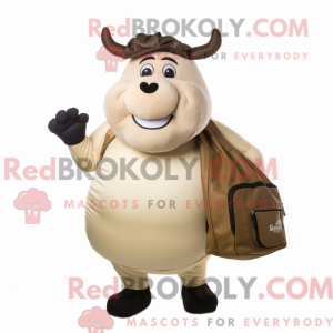Disfraz de mascota Tan Beef...
