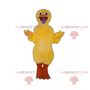 Farm maskot - gul kyckling - Redbrokoly.com