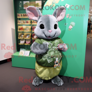 Green Chinchilla mascot...