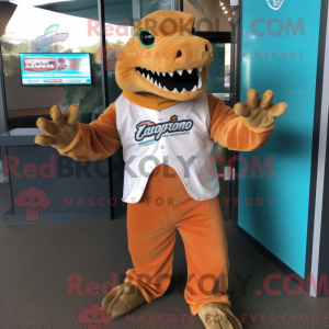Rust Iguanodon maskot...