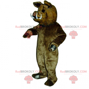 Mascotte boerderijdier - zwijn - Redbrokoly.com