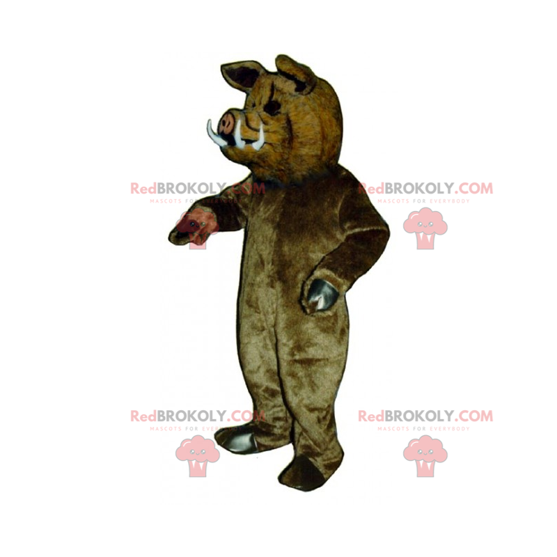 Husdyrmaskot - Villsvin - Redbrokoly.com
