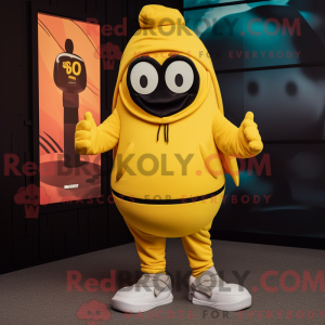 Mascotte de Moussaka jaune...