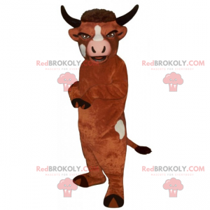 Mascote animal de fazenda - Touro - Redbrokoly.com
