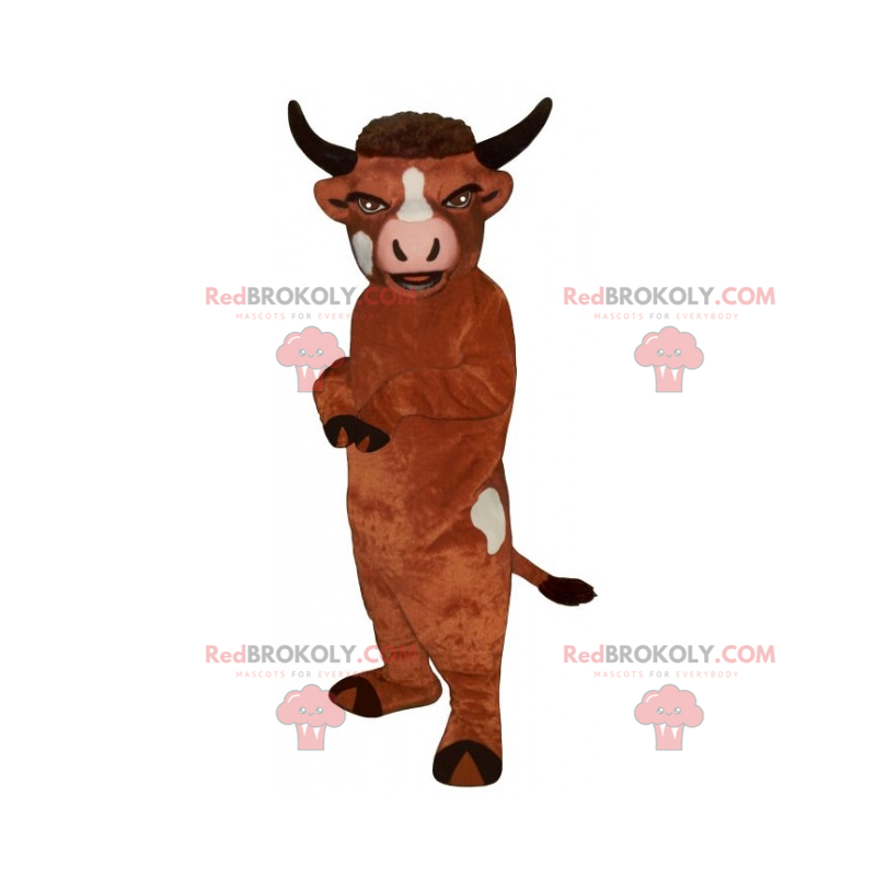 Farm animal mascot - Bull - Redbrokoly.com