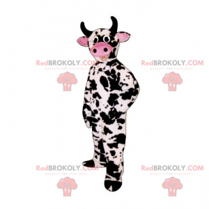 Mascote de animal de fazenda - Vaca - Redbrokoly.com