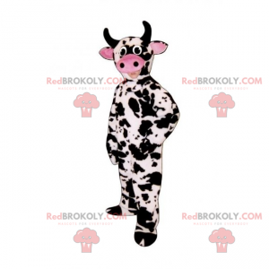 Mascotte animaux de la ferme - Vache - Redbrokoly.com