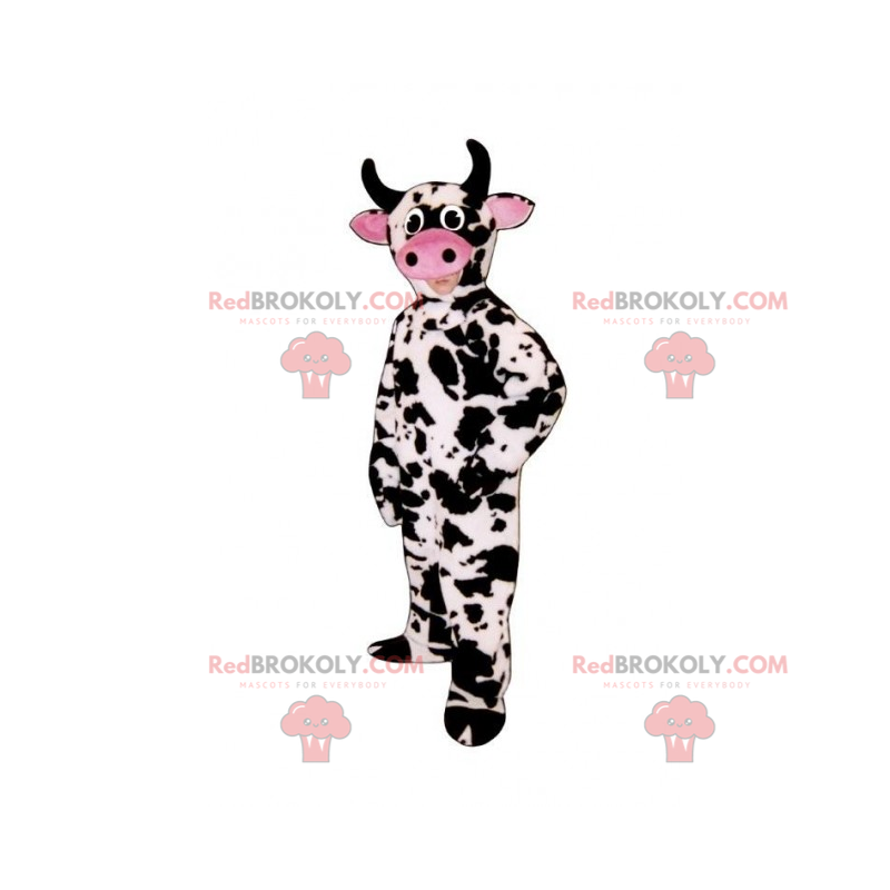 Mascote de animal de fazenda - Vaca - Redbrokoly.com