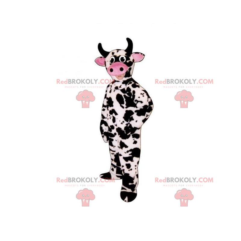 Maskot hospodářských zvířat - kráva - Redbrokoly.com Maskot hospodářských zvířat - kráva - Redbrokoly.com