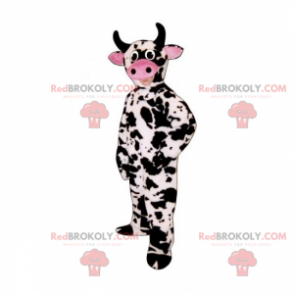Mascote de animal de fazenda - Vaca - Redbrokoly.com