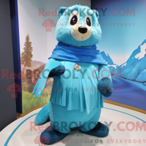 Disfraz de mascota Sky Blue...
