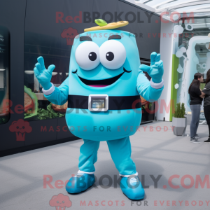 Personnage mascotte Cyan...