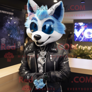 Blue Fox-mascottekostuum...