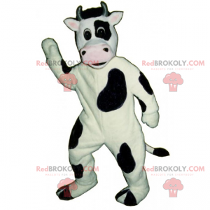 Farm animal mascot - Cow with a pretty pink muzzle -