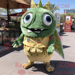 Olive Fish Tacos mascot...
