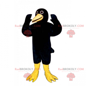 Mascote animal da floresta - corvo engraçado - Redbrokoly.com