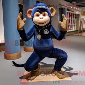 Maskottchenkostüm Navy...
