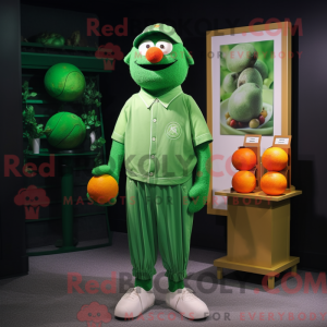 Maskottchenkostüm Grüner...