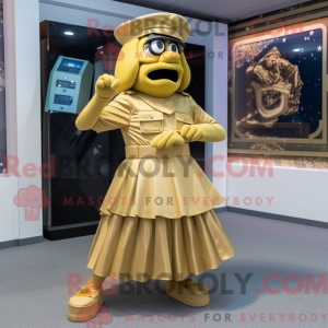 Gold Commando maskot...