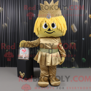 Disfraz de mascota Gold...