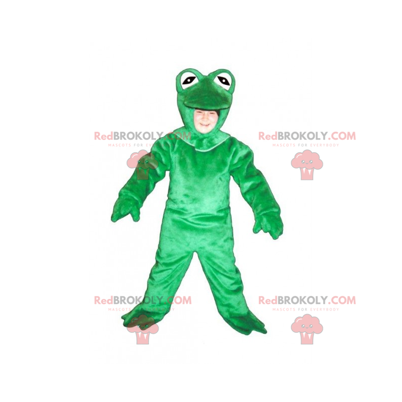 Mascotte degli animali della foresta - Rana verde - Mascotte degli animali della foresta - Rana verde -