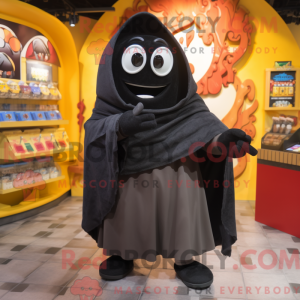 Figura de máscara preta...
