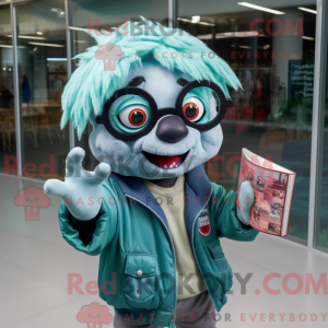 Figura de máscara de zumbi...