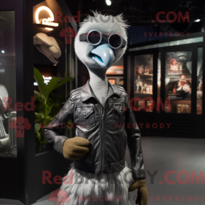 Silver Ostrich mascot...
